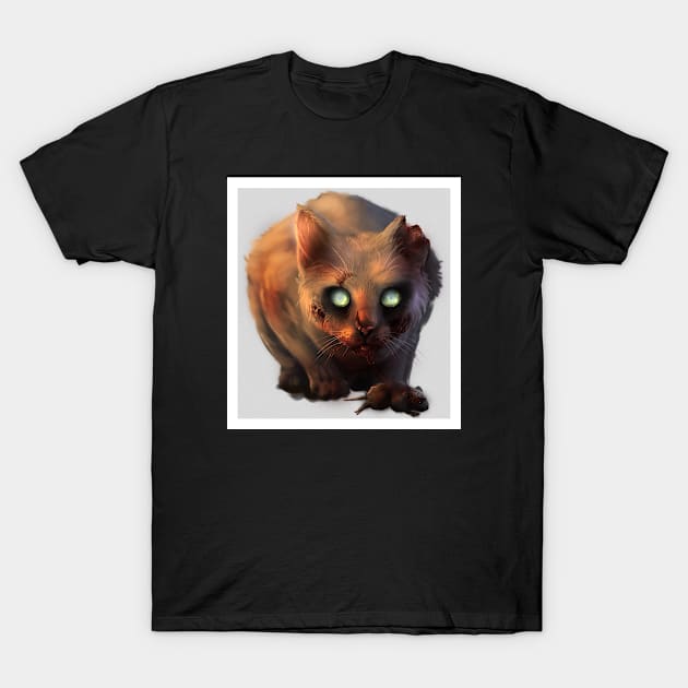 Zombie Cats T-Shirt by DesignerMAN